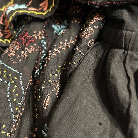 FREE PEOPLE ,NWT,mini dress,fairy,whimsical,cape sleeves,Frida print,embroidered - Picture 15 of 17